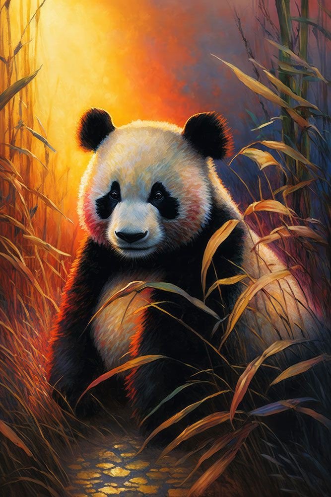 Панда - животные, панда - оригинал