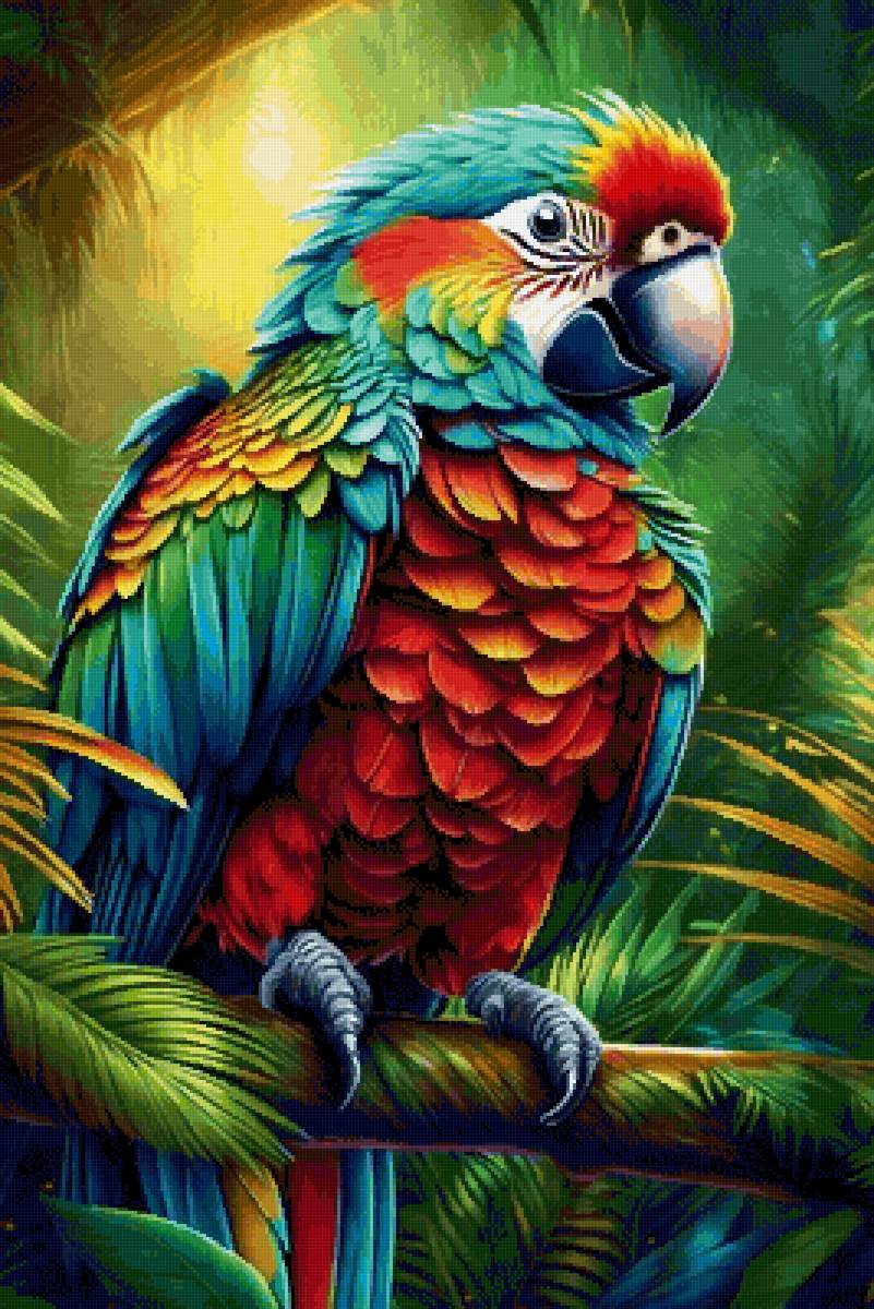 Попугай, птицы - предпросмотр