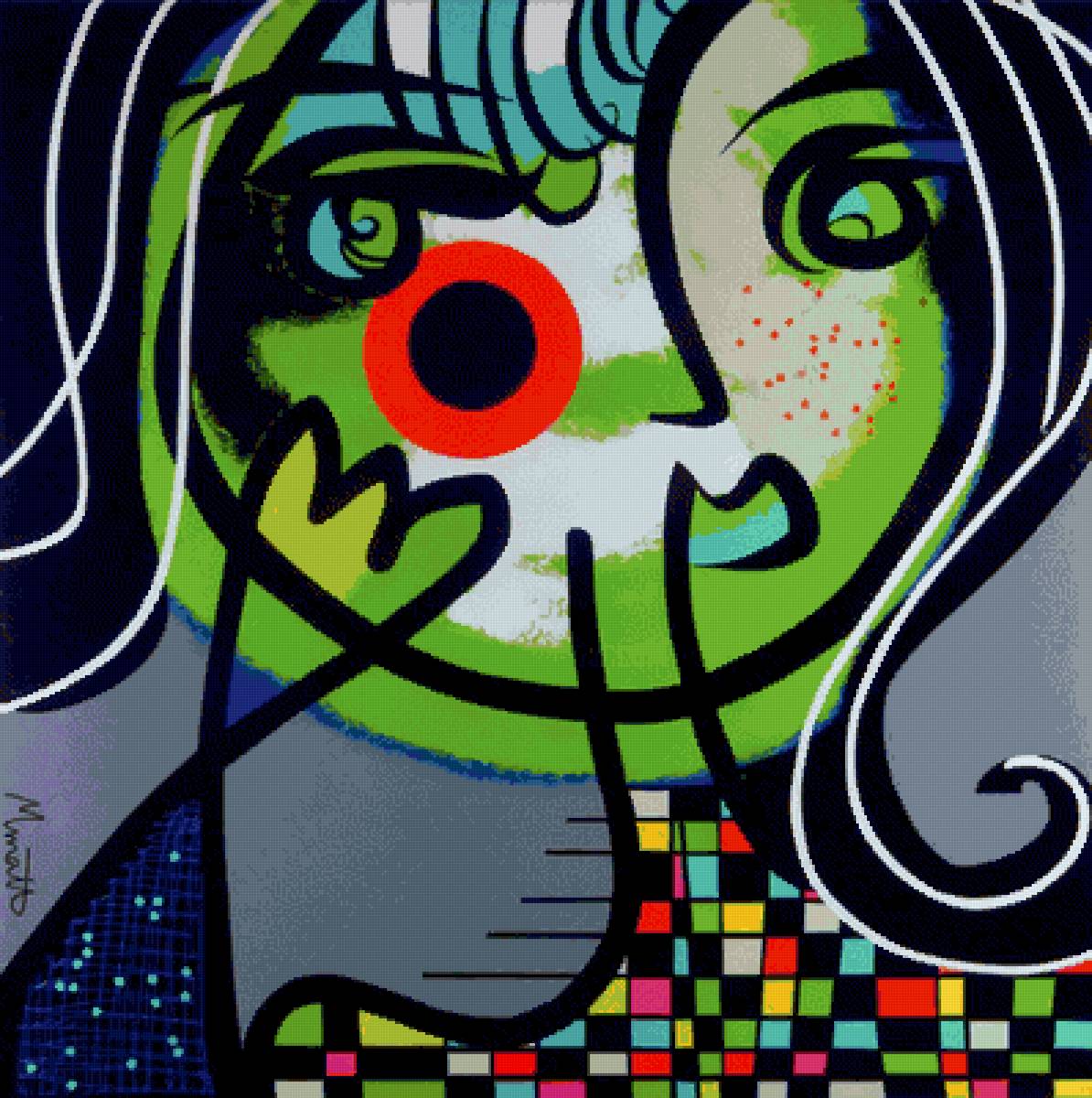 Мой автопортрет - юмор, абстракция, женщина - предпросмотр