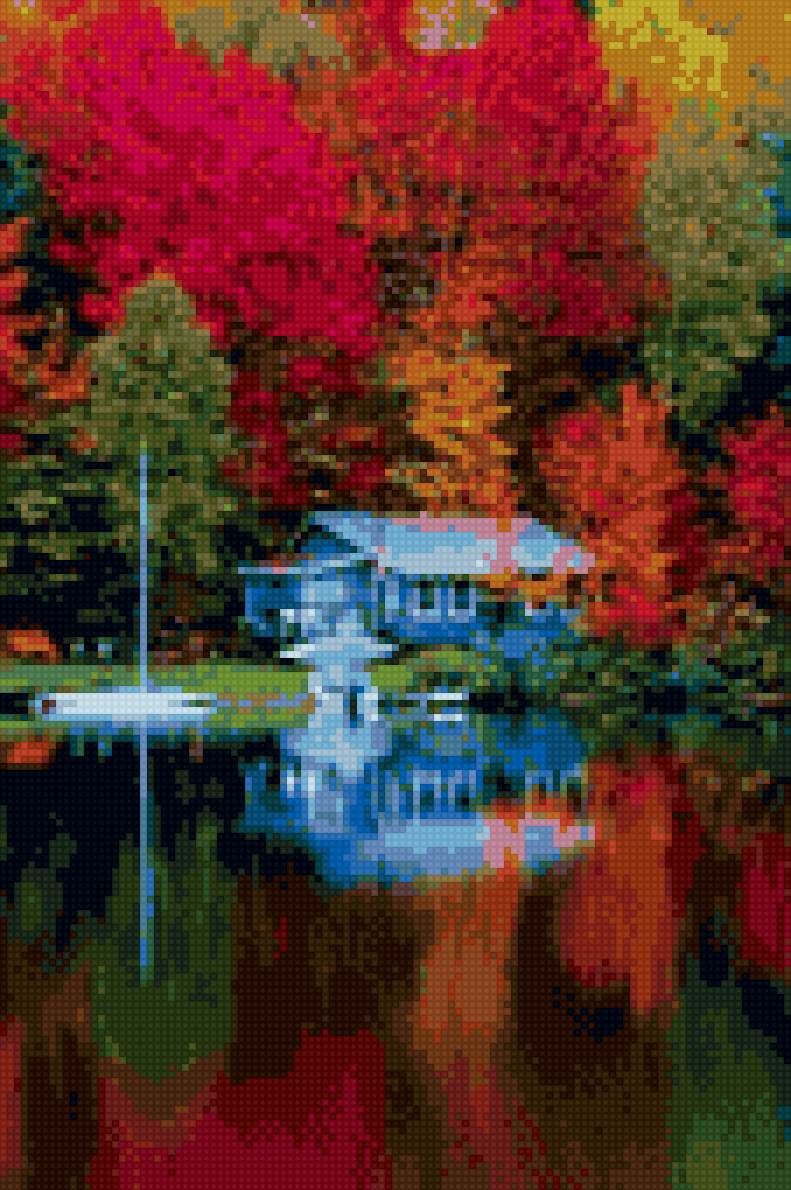 Домик над водой - предпросмотр