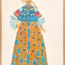 Схема вышивки «Боярыня»