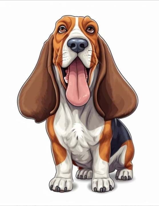 Бассет - животные, собака, бассет - оригинал