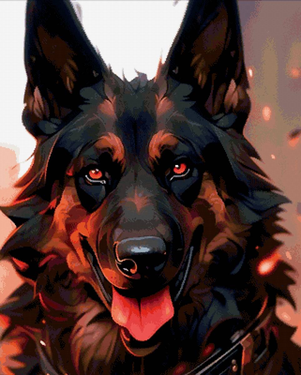 Овчарка - овчарка, собака, животные - предпросмотр