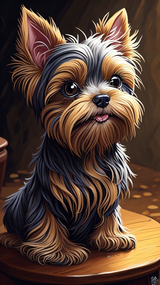 Йорк - животные, йоркширский терьер, собака - оригинал