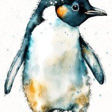 Схема вышивки «Пингвиненок»