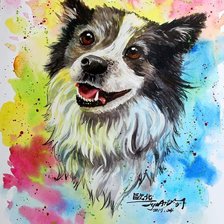 Схема вышивки «Бордер арт»