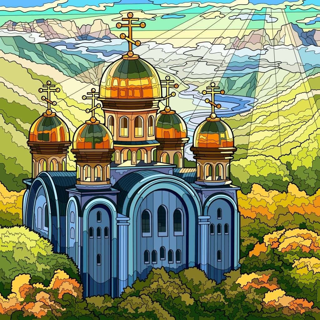 Храм - реликия, храм, церковь - оригинал