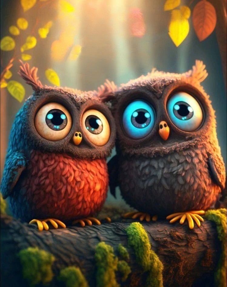 Совушки - сова - оригинал