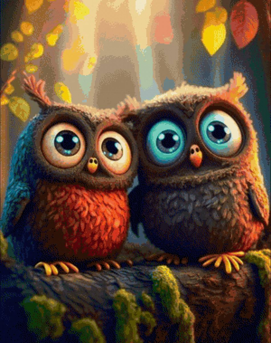 Совушки - сова - предпросмотр