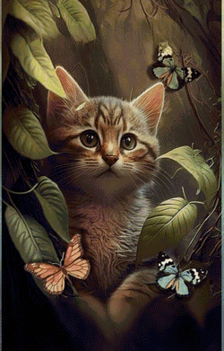 Кот - котенок, кошка, кот - предпросмотр