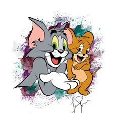 Схема вышивки «Том и Джерри»