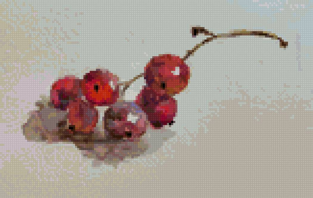 Веточка смородины 3 - красный, красная смородина, смородина - предпросмотр