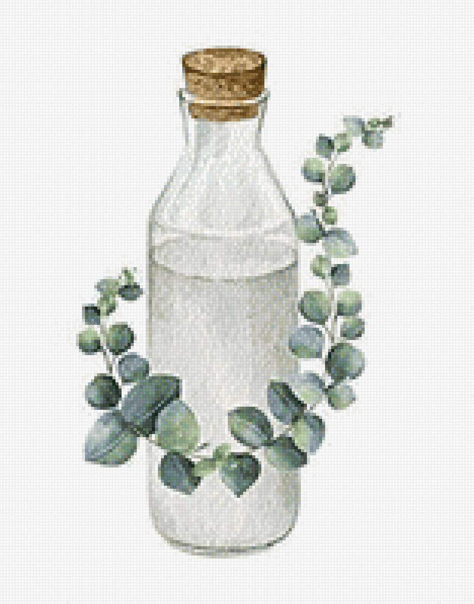 Кухня 2 - растения, кухня, акварель - предпросмотр