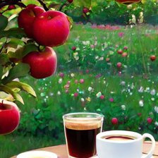 Схема вышивки «Завтрак в саду»