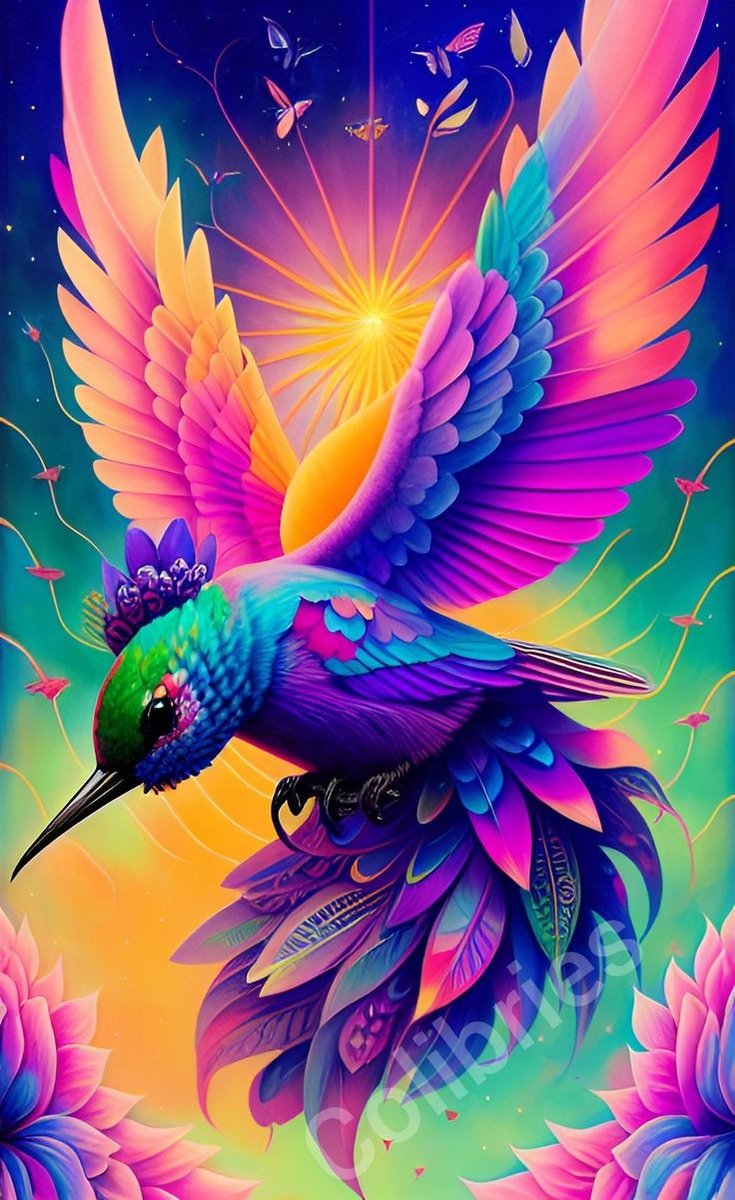 Rainbow bird - оригинал