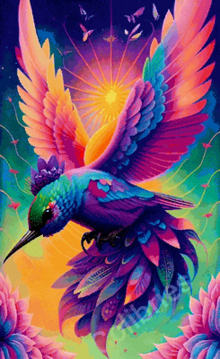 Rainbow bird - предпросмотр