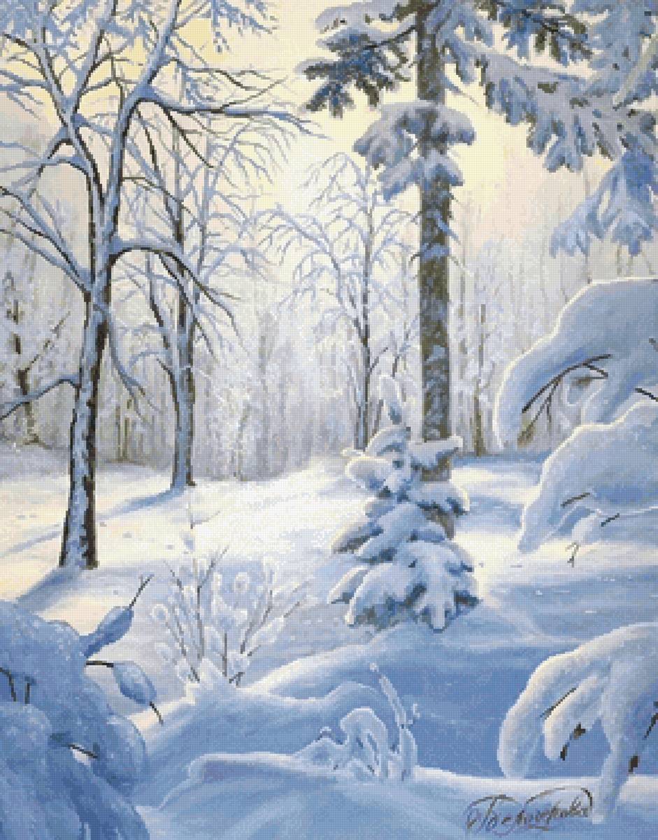 Зима - лес, снег, зима - предпросмотр