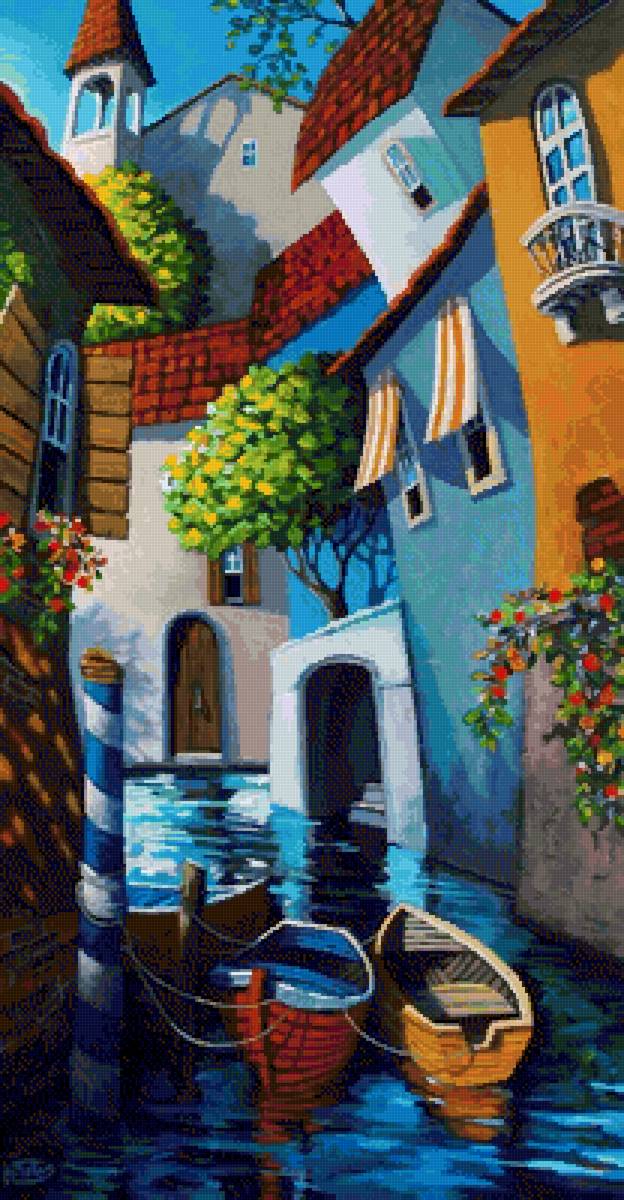 №2728501 - каналы, лодки, город, венеция - предпросмотр