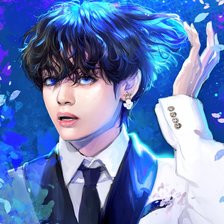 Схема вышивки «BTS»