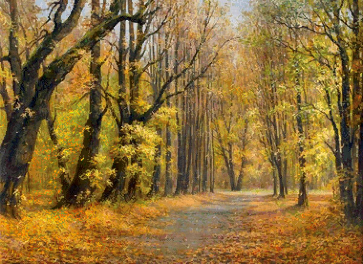 №2731537 - аллея, лес, осень - предпросмотр