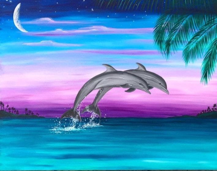 Дельфины - оригинал