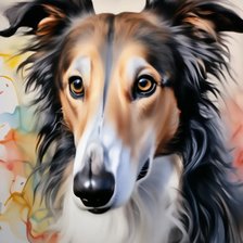 Схема вышивки «Русская борзая»