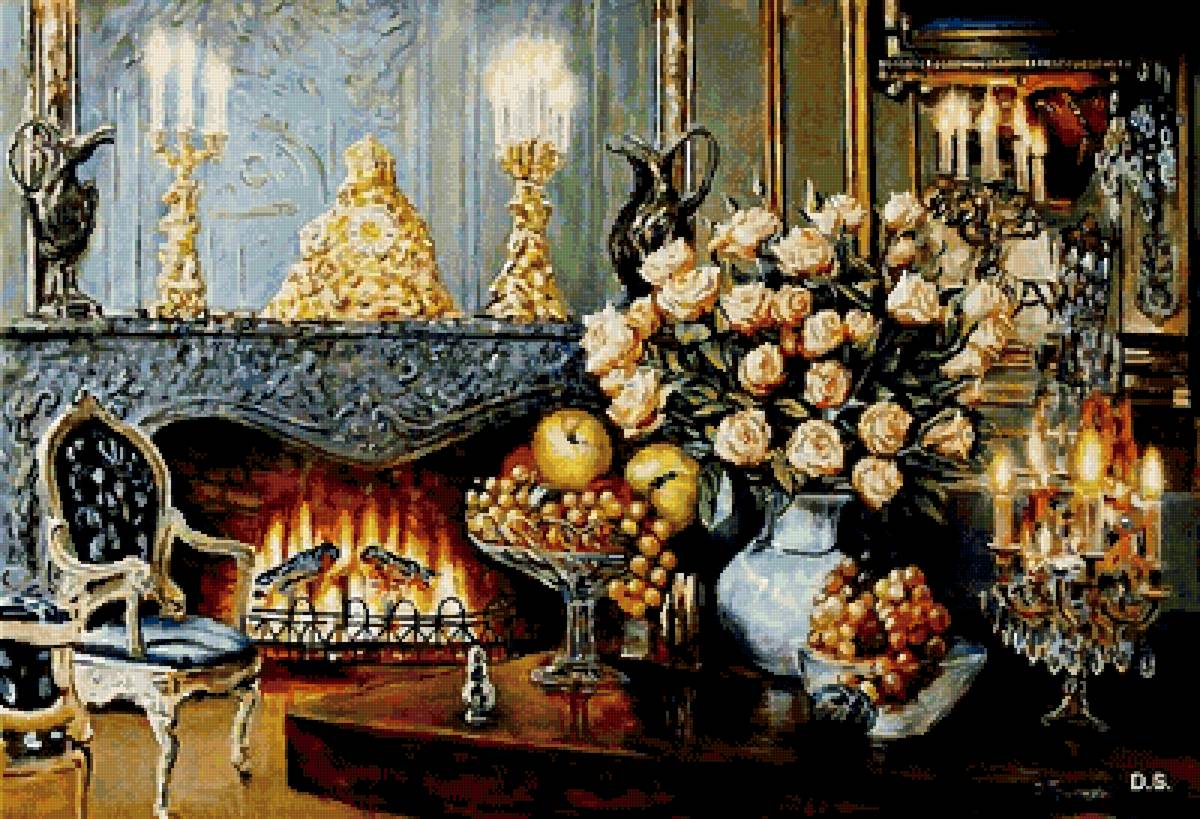 №2733808 - камин, комната - предпросмотр