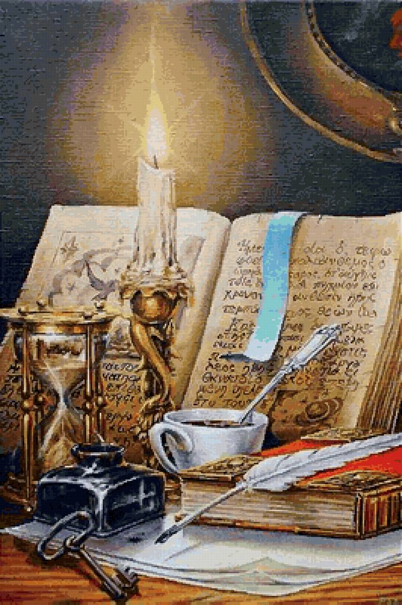 №2734281 - натюрморт, книги - предпросмотр