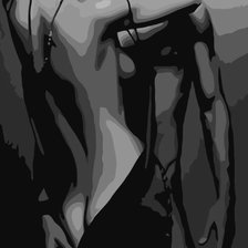 Схема вышивки «Он и она»