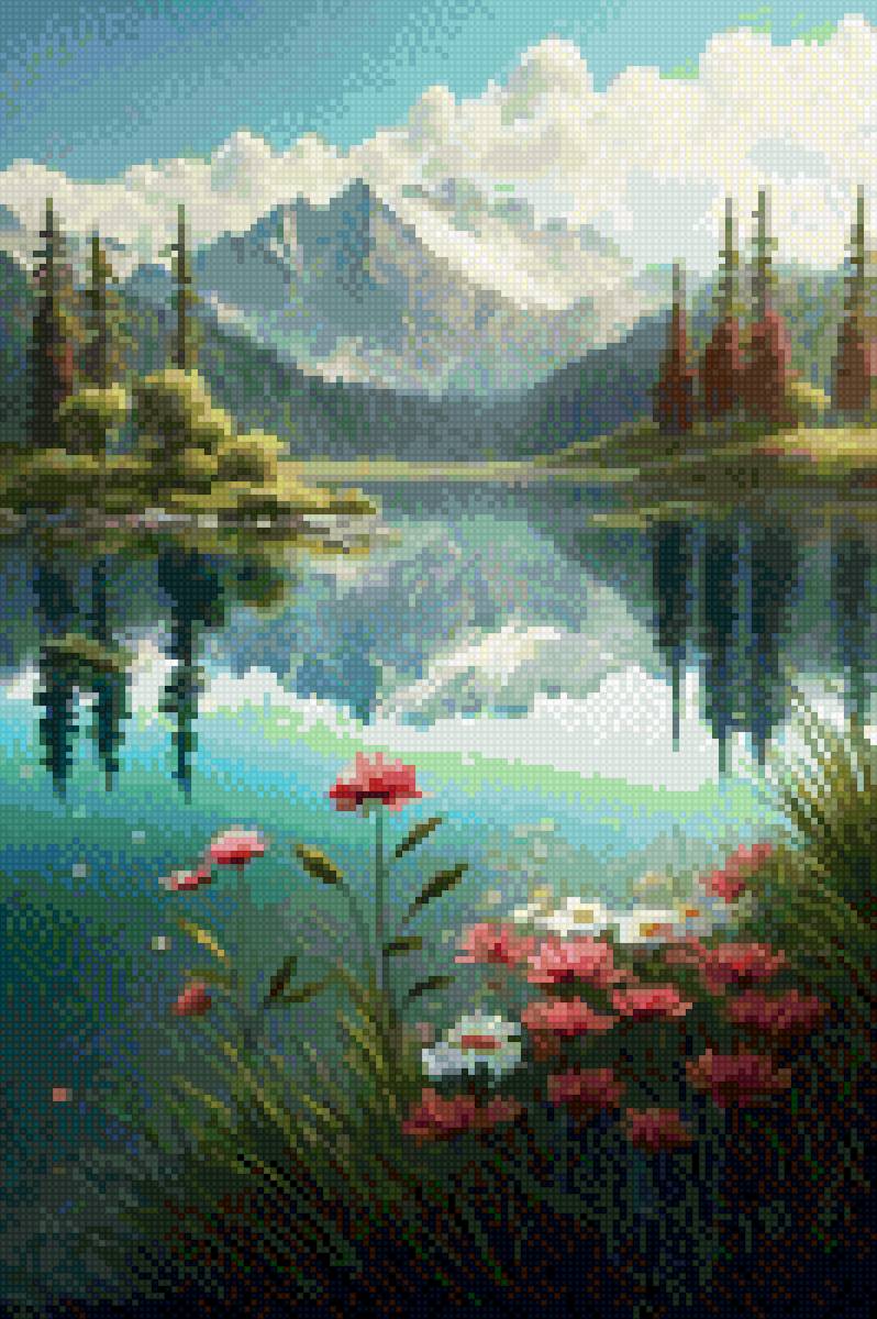 Озеро - природа - предпросмотр