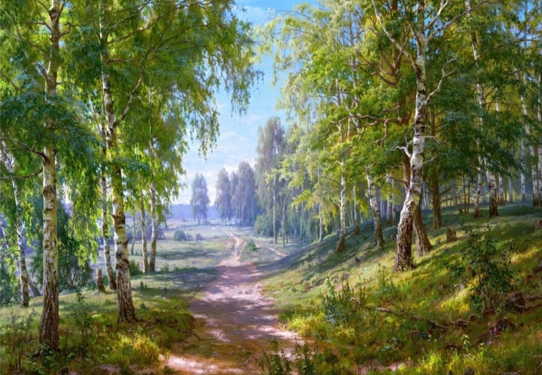 березовая роща - природа - оригинал