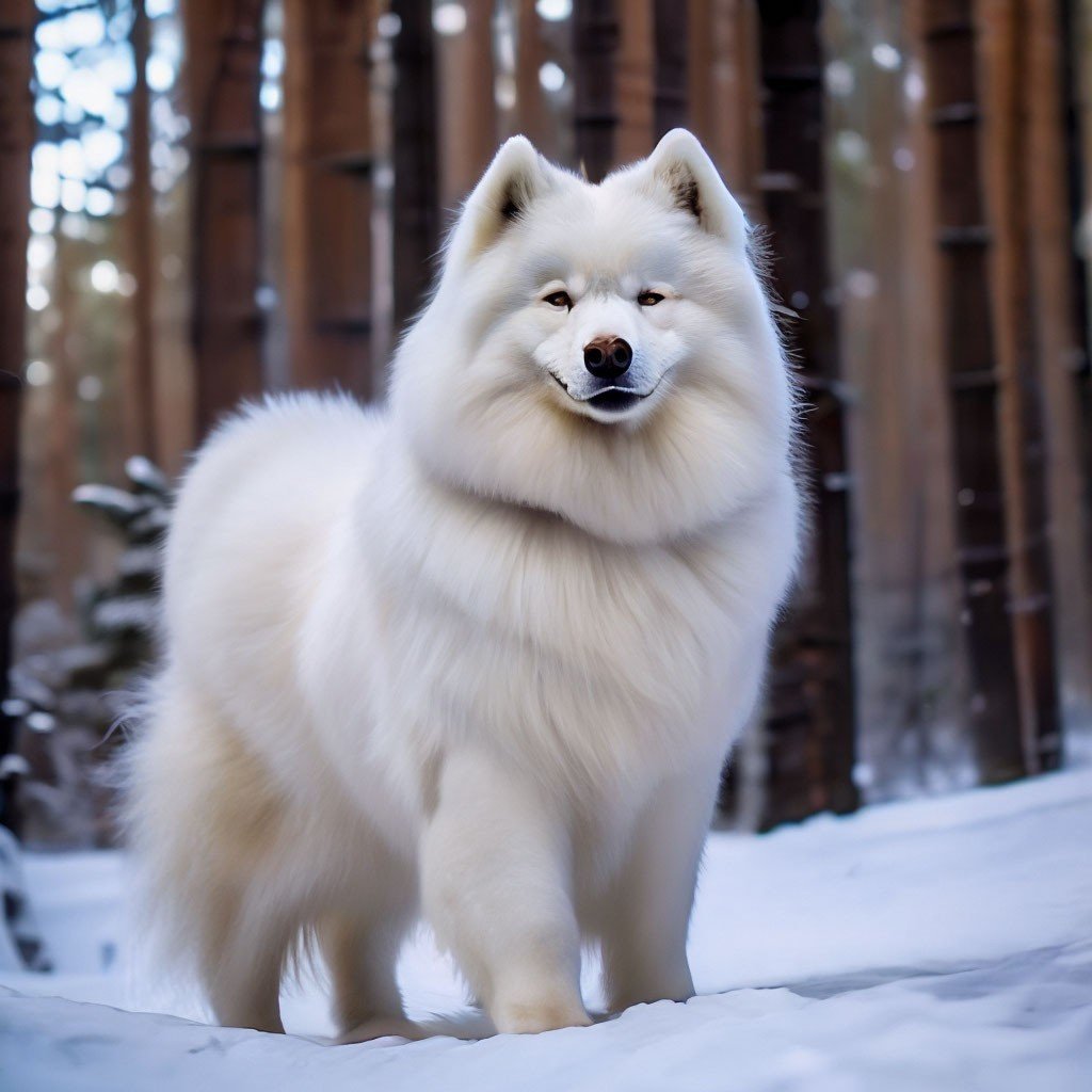 Самоед - собака, собаки, животные, самоед - оригинал