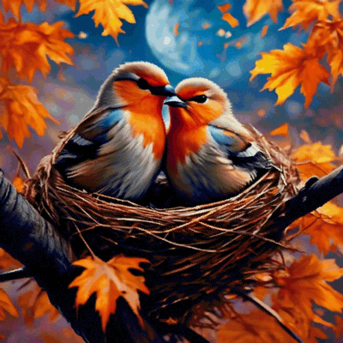 Птички - птицы - предпросмотр