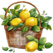 Оригинал схемы вышивки «Лимоны» (№2735794)