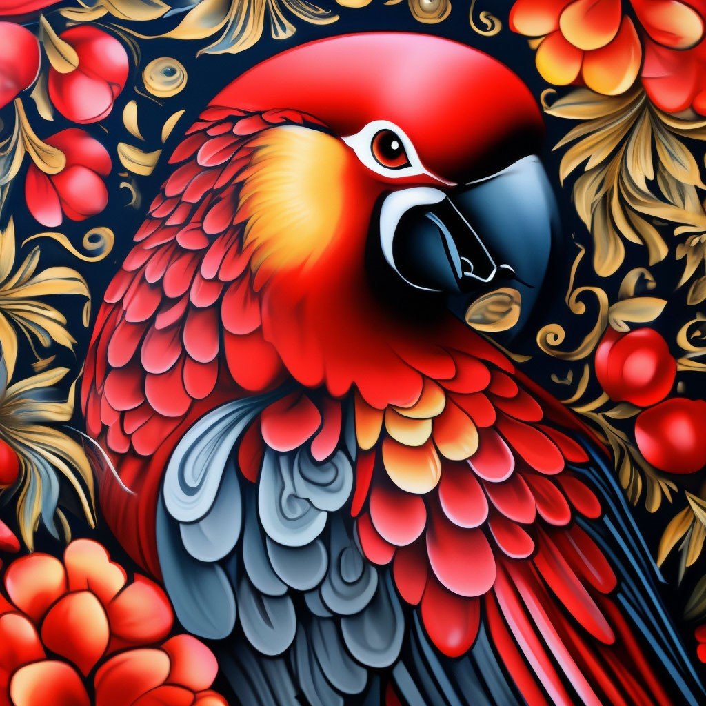 Попугай - птицы, попугай - оригинал