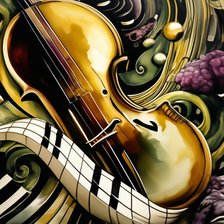 Схема вышивки «Музыка»