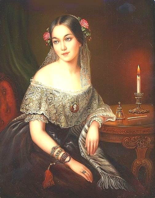 Dama cu camelii - doamna - оригинал