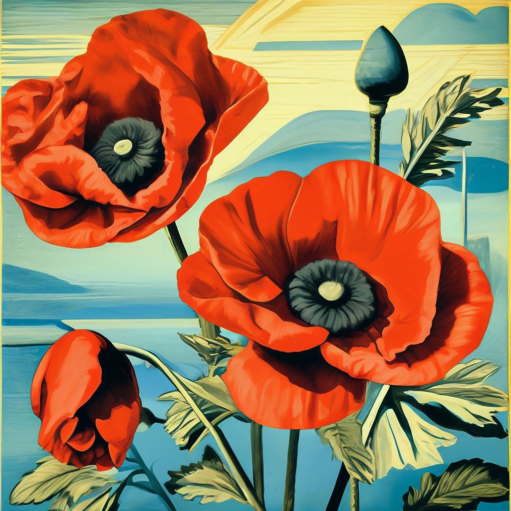 Маки - цветы - оригинал