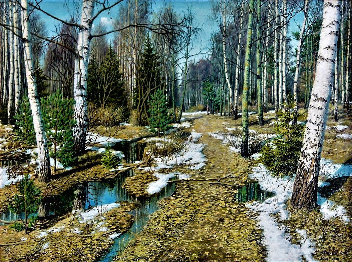Весна в лесу - весна, лес - оригинал
