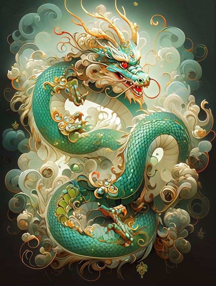 голубой дракон - оригинал