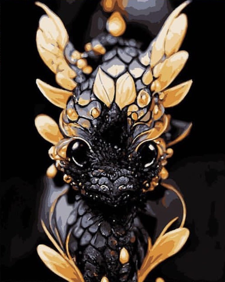 Дракоша - милый, дракон - оригинал