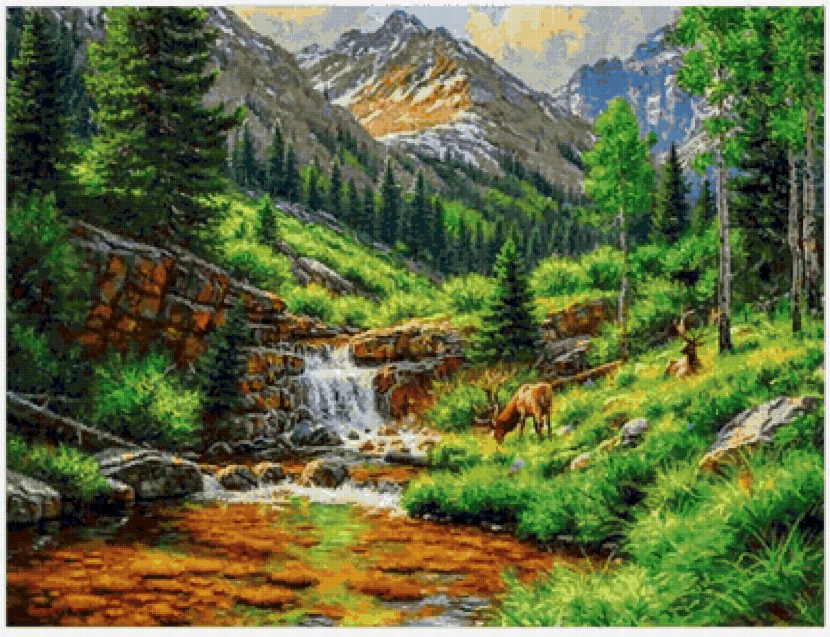 горный пейзаж - горный пейзаж - предпросмотр