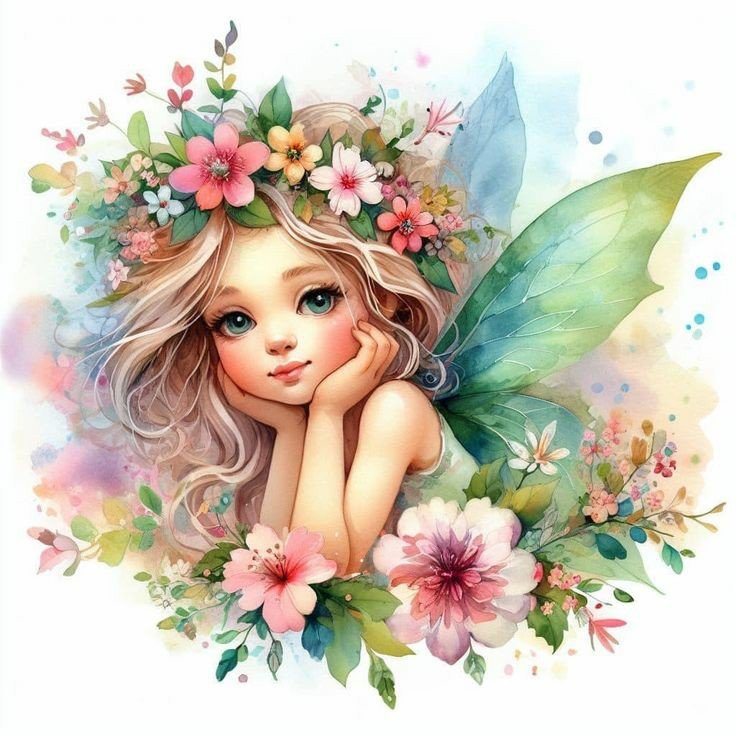 Феечка - фея, сказка, цветы - оригинал