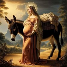 Схема вышивки «Дева Мария»