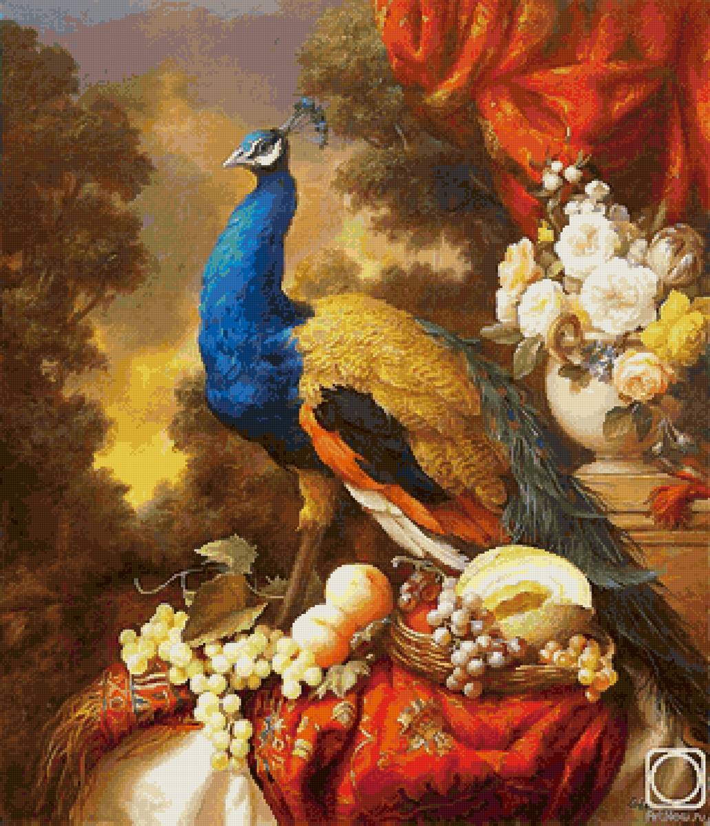 №2739673 - павлин, натюрморт - предпросмотр