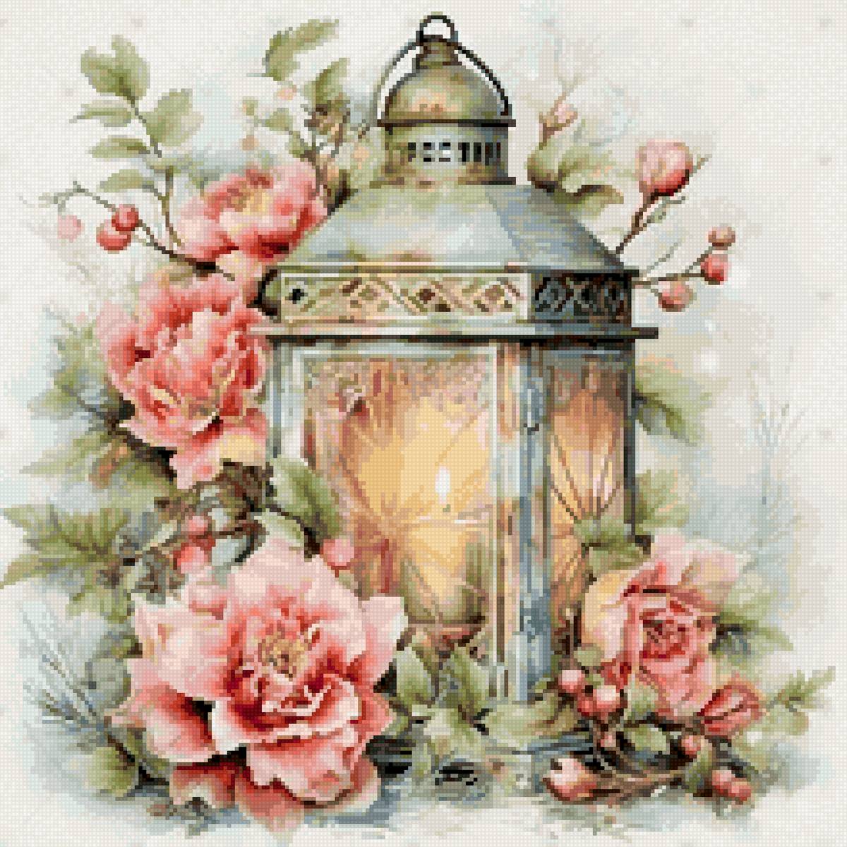 №2739773 - фонарь, до 240 крестиков - предпросмотр