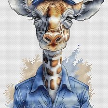 Оригинал схемы вышивки «Жираф» (№2740093)