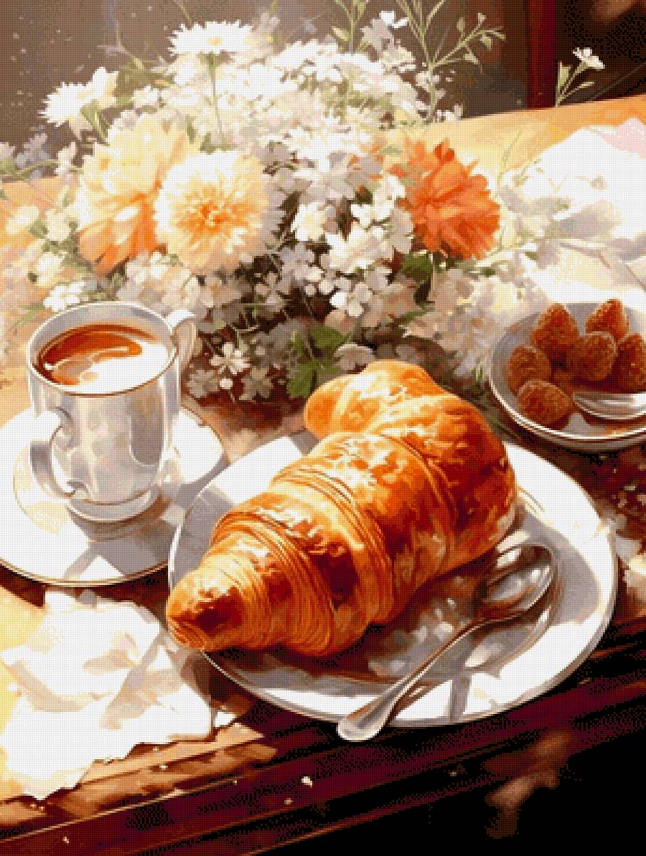 Чаепитие - букет, чай, лето - предпросмотр