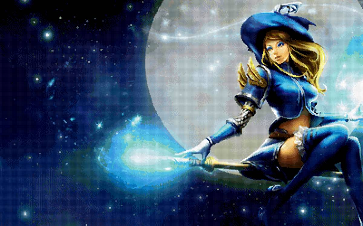 Ведьмочка на метле - фэнтези - предпросмотр