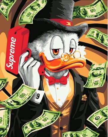 Друг скрудж - арт, скрудж, утка - оригинал